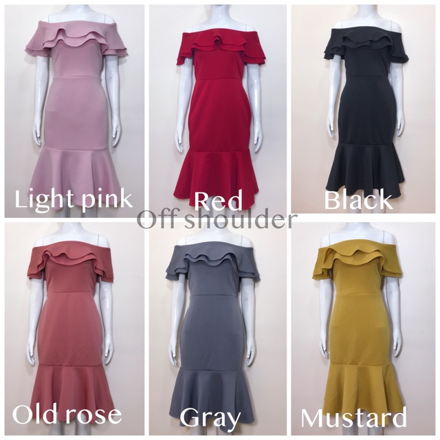 shopee semi formal dress