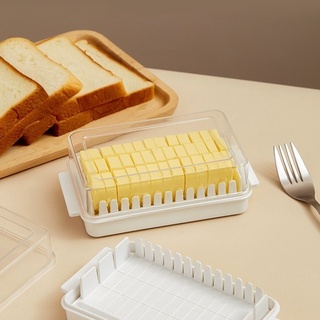 Butter Cutting Storage Box Even Size Cheese Preservation Container Removable and Washable Baking #6