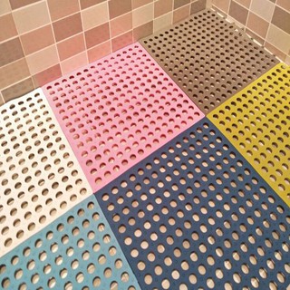 Non-slip Floor Mat 30x30cm Plastic Bath Mat Can Be Mixed and Matched For Bathroom Kitchen Balcony