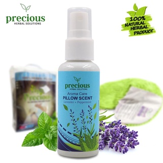 Precious Herbal Natural Pillow Aroma Care Scent Lavender and Peppermint Spray for restoring pad 30mL