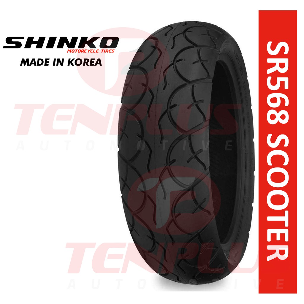 Shinko Motorcycle Tire Sr568 Scooter 160 60 14 R Tl Shopee Philippines