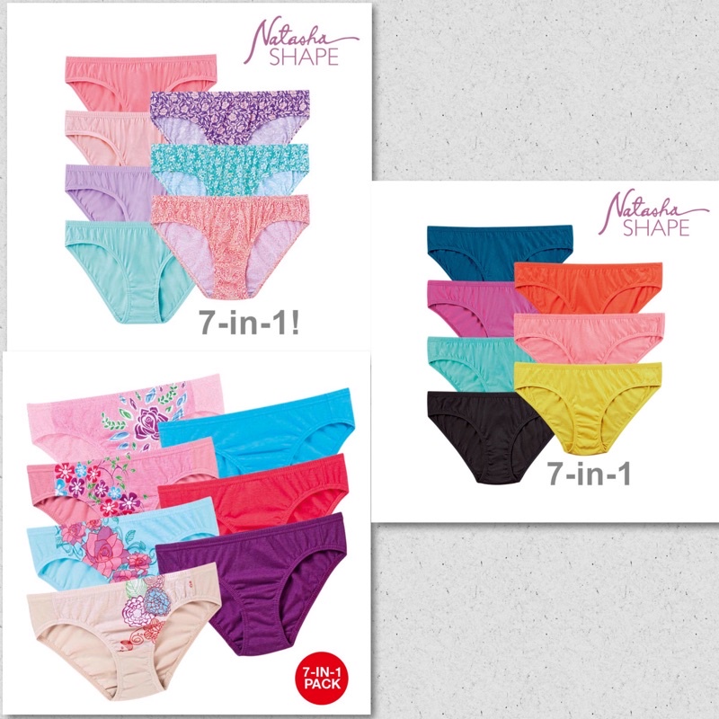 NATASHA 7IN1 PANTIES (More Designs) Shopee Philippines