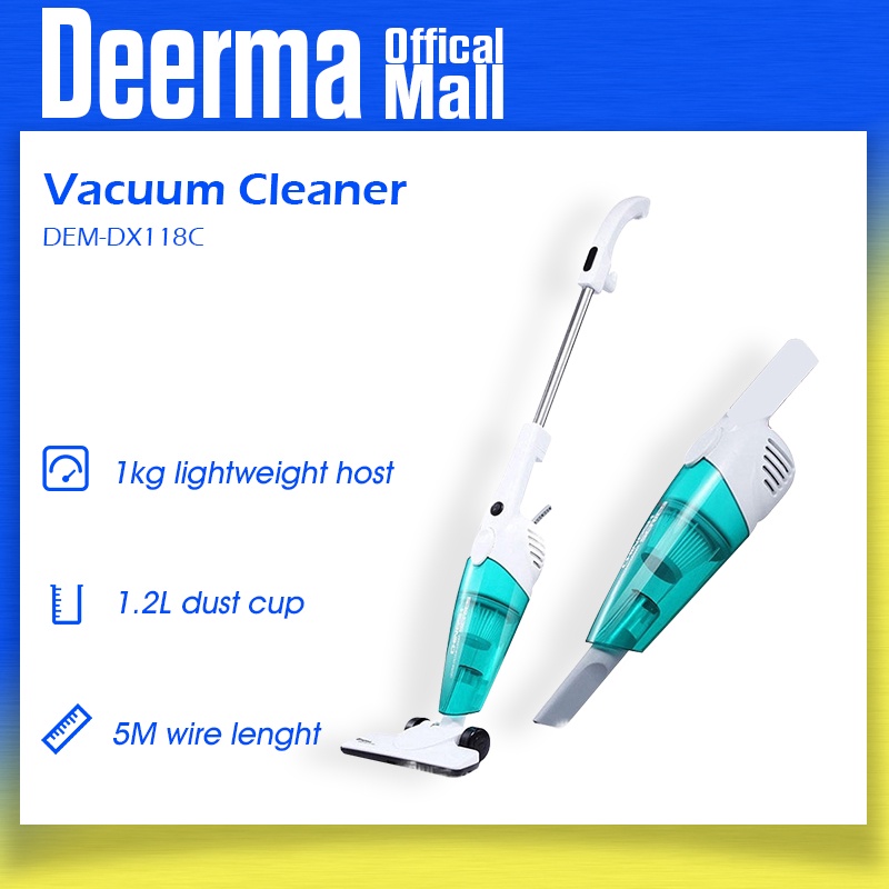 Deerma DX118C Handheld Vacuum Cleaner Portable Dust Collector 16000Pa