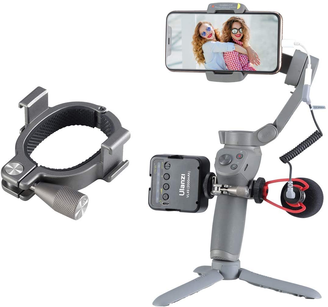 UURig Osmo Mobile 3 Mount, ORing 2 Hot Shoe Adapter for
