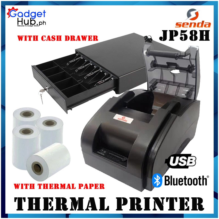 XPRINTER XP58H or SENDA JP58H Thermal Receipt Printer, 58mm*45mm