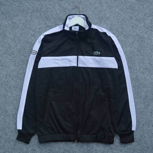 lacoste zip up track top