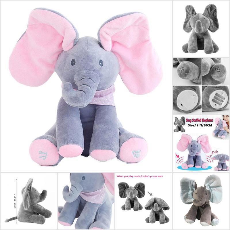 reversible elephant plush