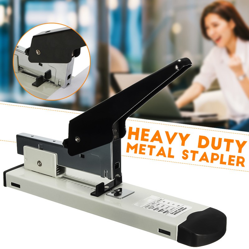 HeavyDuty Stapler Bookbinding Stapling 120 Sheet Capacity Office School Tool Shopee Philippines