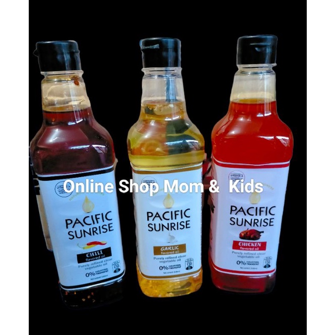 Original Garlic/Chili/Chicken Flavored Oil by Pacific Sunrise 500ml