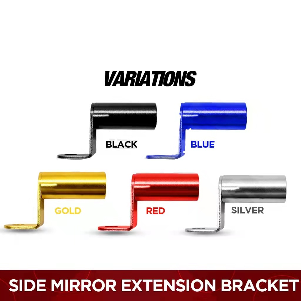 MOTORCYCLE SIDE MIRROR EXTENSION BRACKET (MOKOTO) Shopee Philippines