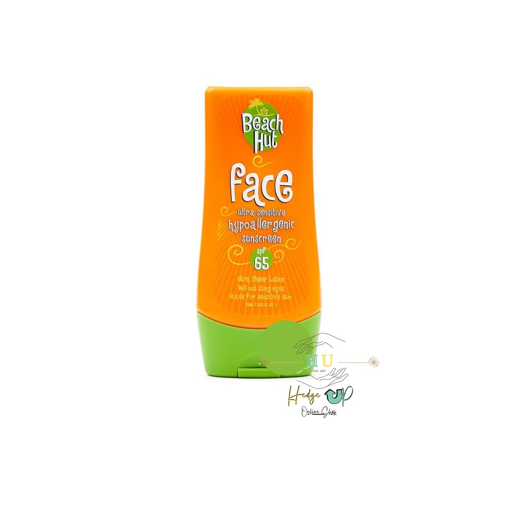 Beach Hut Face Hypoallergenic Sunscreen 65 Spf 75mL Shopee Philippines