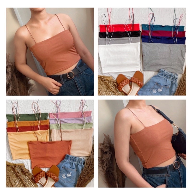 String Sleeveless Plain | Shopee Philippines