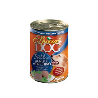 Monge Special Dog Pate with Lamb and Turkey 400G Dog Wet Food