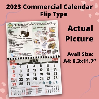 Retail Personalized Calendar 2023 Commercial Calendar 2023