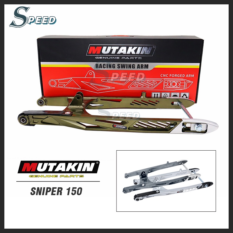 Mutakin Swing Arm Cnc For Sniper150 155 Lengthened 2 Inches Motorcycle