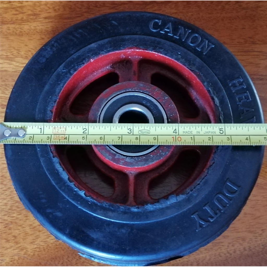 6 Inches 1 Pair (2 Pcs) Heavy Duty Canon Kartilya/ Push Cart Wheel