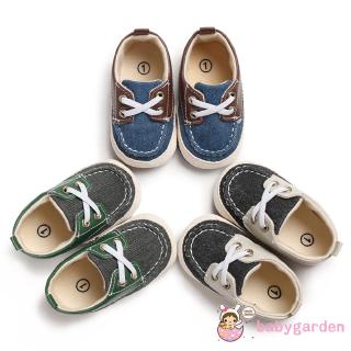 (Babygarden)-Newborn Baby Boy Soft Sole Crib Shoes Casual Sneaker #5