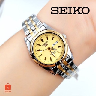 S469 Seiko-Double Date Automatic Hand Movement Women's Watch(BATTERY OPERATED) #4