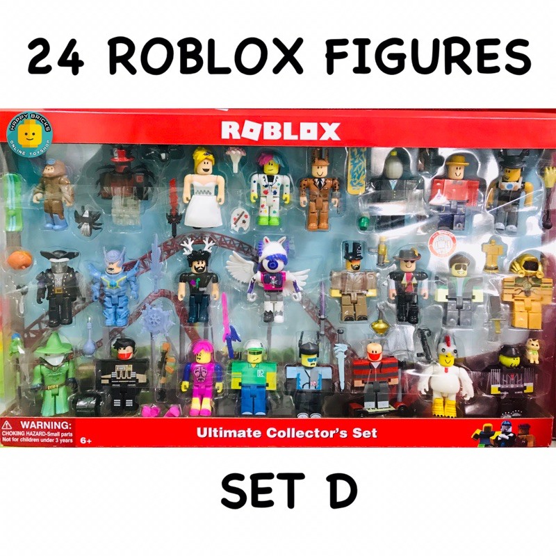 Roblox Toys Ultimate Collectors Set Pack Of 24 Figures Shopee Philippines - roblox toy sets