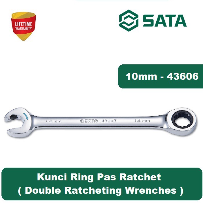 Sata Tool Ratchet Wrench 10mm | Shopee Philippines