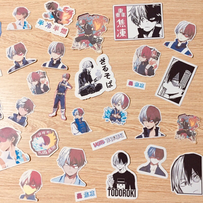 shoto todoroki stickers high quality anime sticker my hero academia laptop stickers shopee philippines