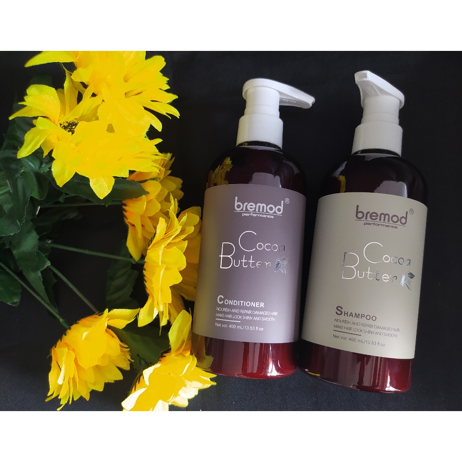 Authentic Bremod Cocoa Butter Shampoo/Conditioner Nourish and Repair