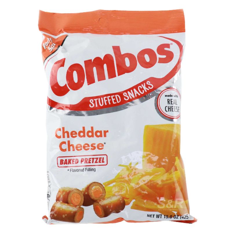 Combos Cheddar Cheese Baked Pretzel 425.3g Shopee Philippines