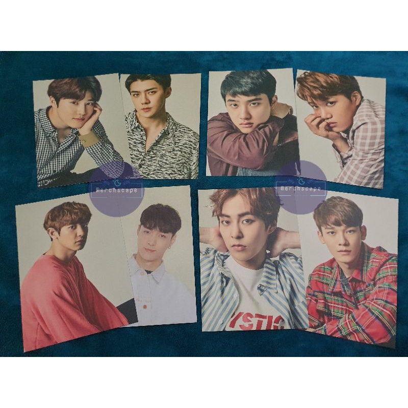 Exo-L-Japan] 7Th Anniv - Paper Frame & Photo Card Set (Suho/Sehun/D.O/Kai /Chanyeol/Lay/Xiumin/Chen) | Shopee Philippines