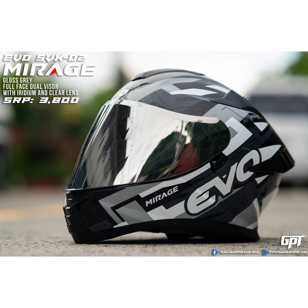 EVO HELMET SVX02 MIRAGE (DUAL VISOR) Shopee Philippines