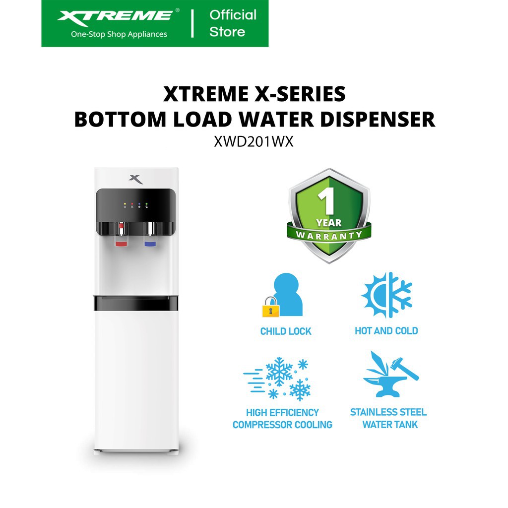 XTREME XSERIES Bottom Load Water Dispenser Hot Cold High Power