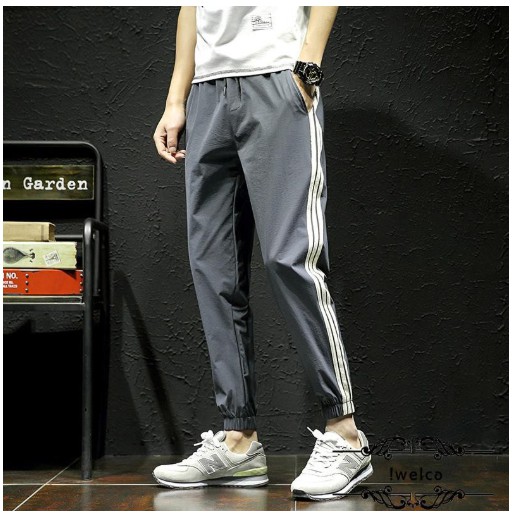adidas striped trousers