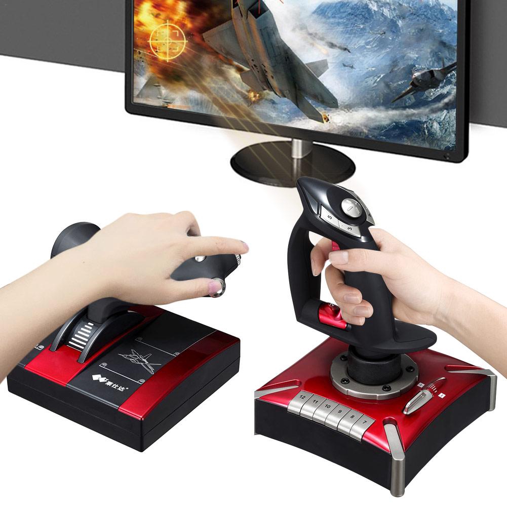 Hotas PC Game USB Interface Computer Game Flight Joystick Shopee