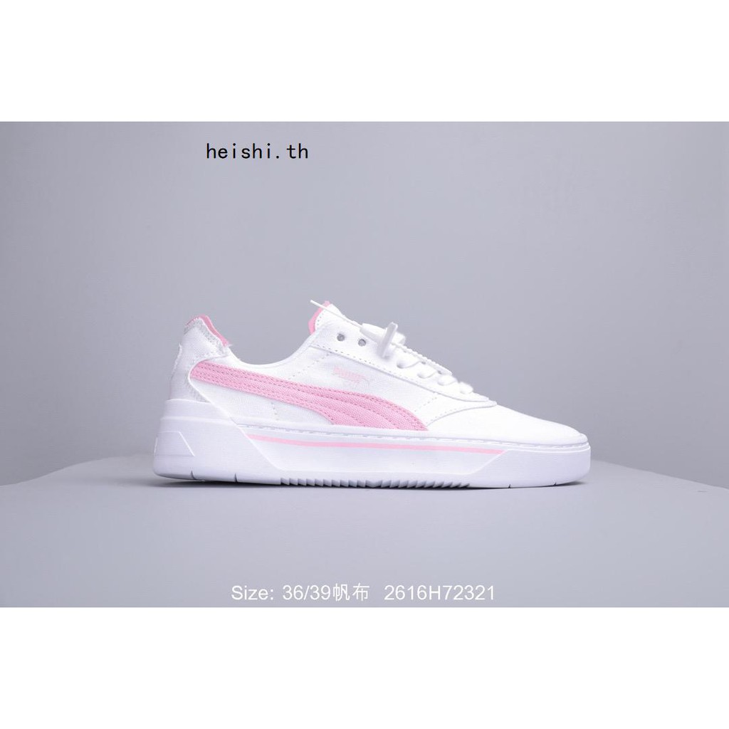 puma cali canvas white