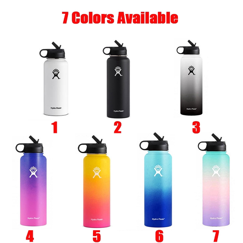 hydro flask double wall vacuum insulated stainless steel sports water bottle