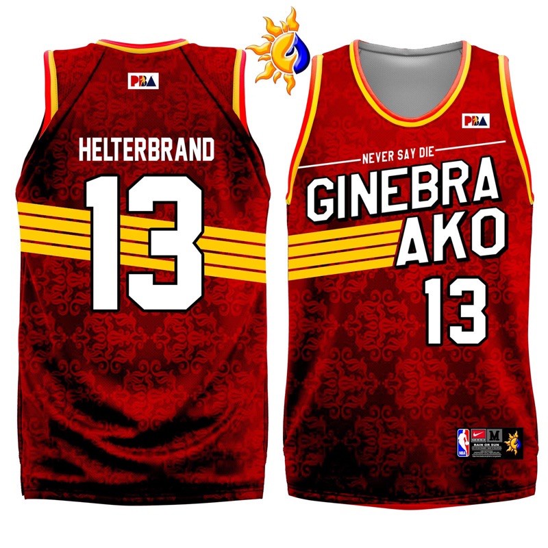 Pba Jersey Basketball Jersey Customized Name and Number Full