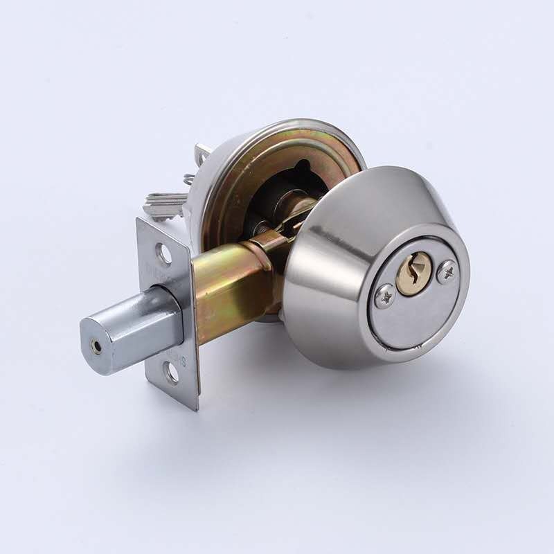 102SS Door Lock Double Cylinder Deadbolt Keyed on Both Sides for Wood