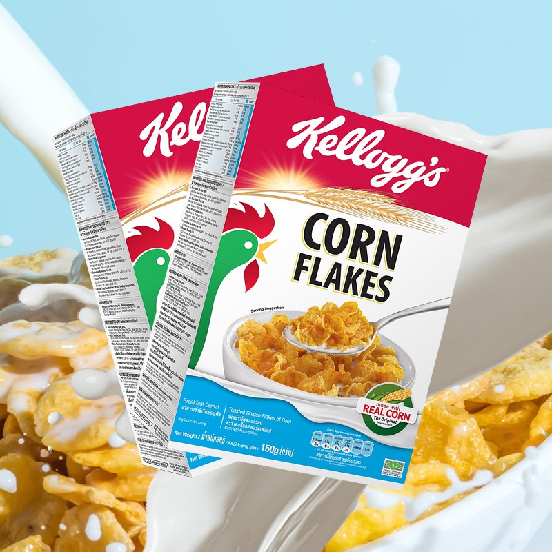 Kellogg S Corn Flakes Cereal 150 Gram Sereal Corn Food Breakfast Shopee Philippines
