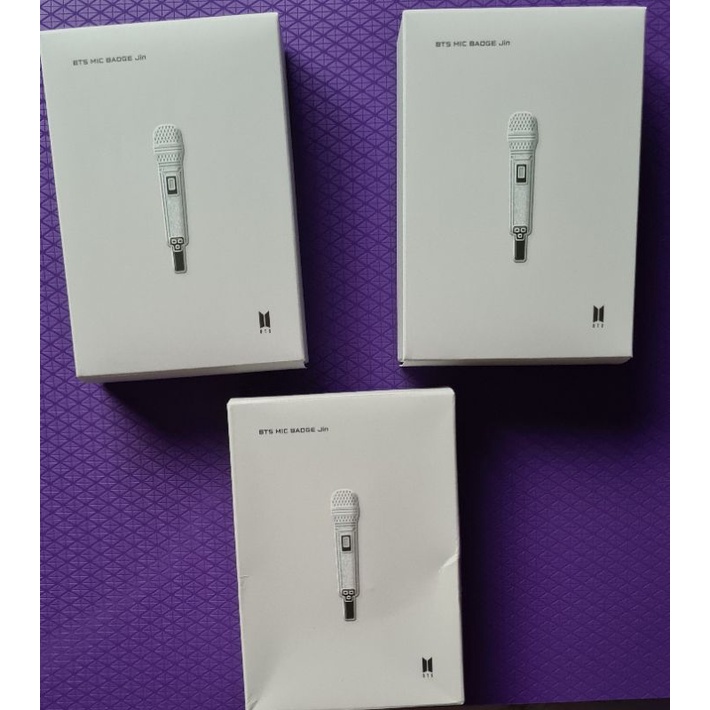 BTS Jin Hybe Mic Badge Shopee Philippines