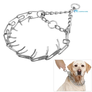 SIL Adjustable Alloy Prong Large Dog Pet Training Stimulate Chain Choke Collar