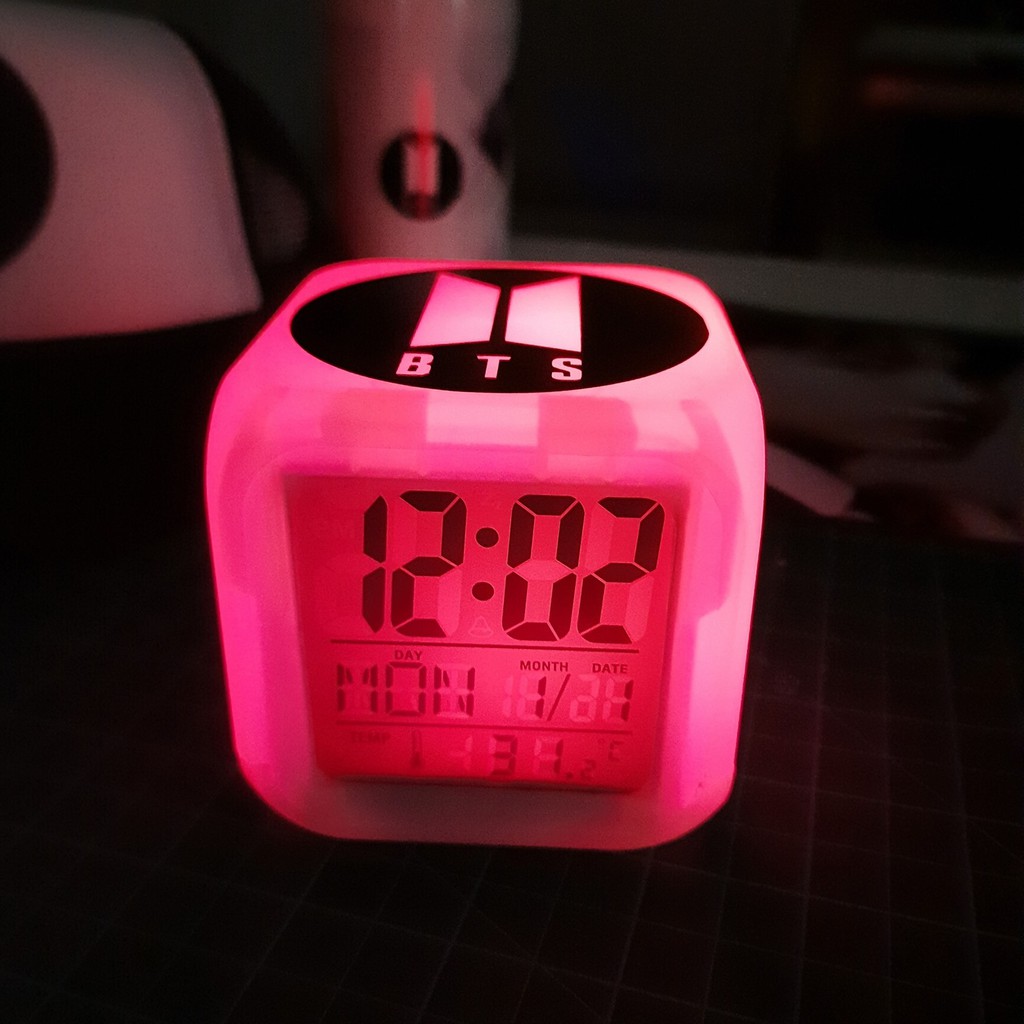 BTS DIGITAL ALARM CLOCK 9 DESIGNS AVAILABLE Printmium Shopee