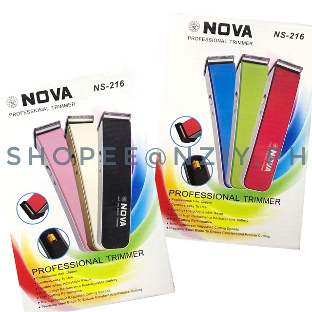 nova rechargeable hair trimmer