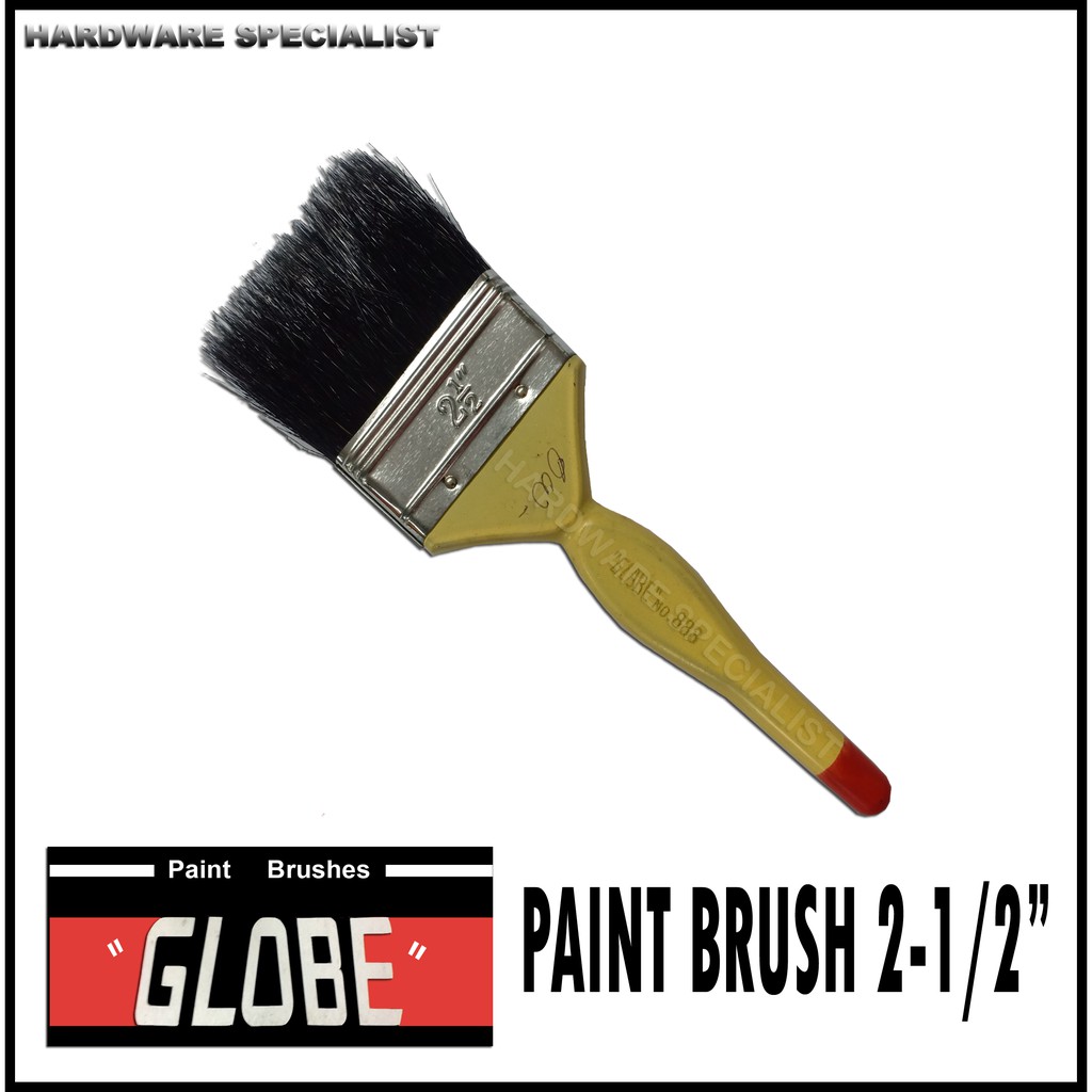 Paint Brush 21/2” Globe Black Bristle Shopee Philippines