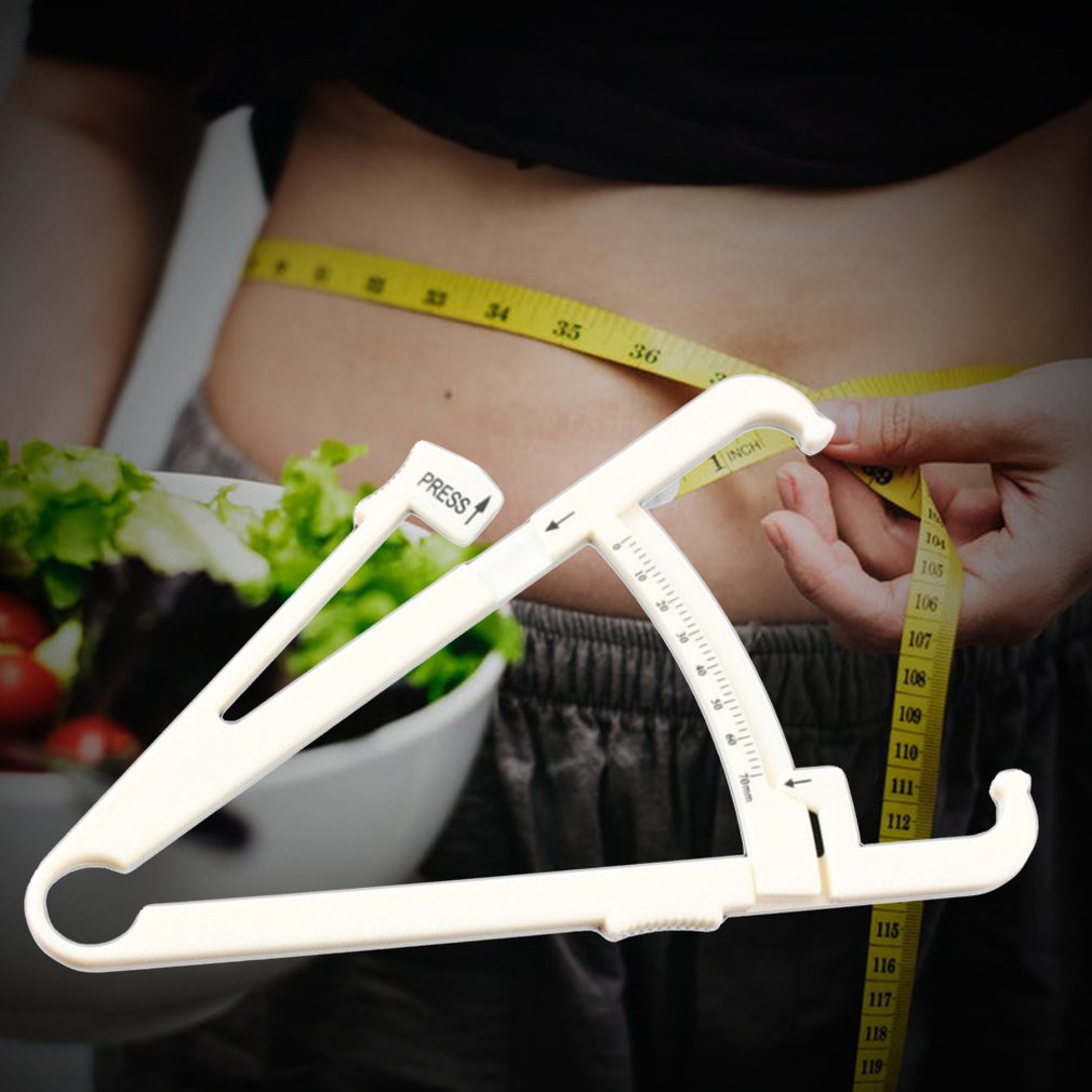 Keep Health Slim Body Fat Tester Fitness Measure Skinfold Caliper Analyzer 