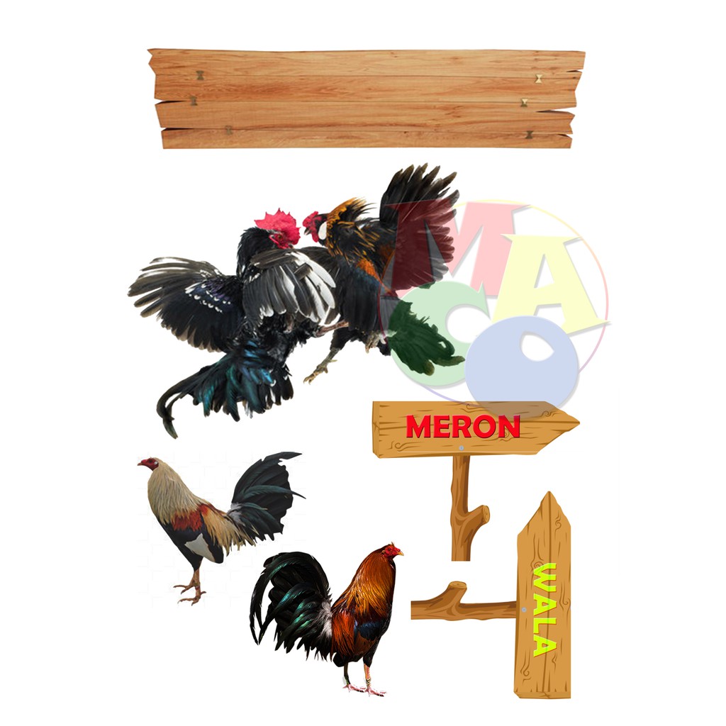 Manok Cake Topper Printable