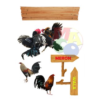 Rooster Cake Topper Manok Na Pula Topper Shopee Philippines