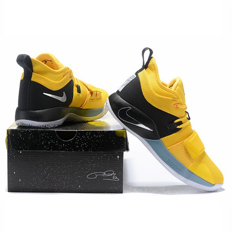 paul george shoes yellow and black