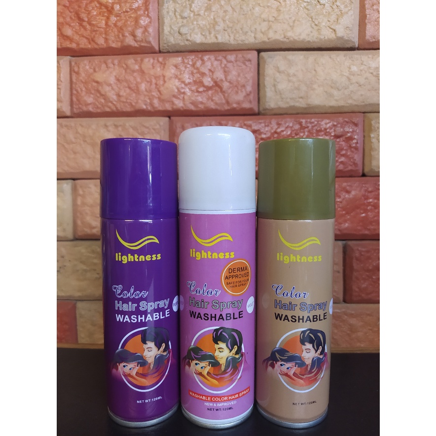 Hair Spray Washable Color | Shopee Philippines