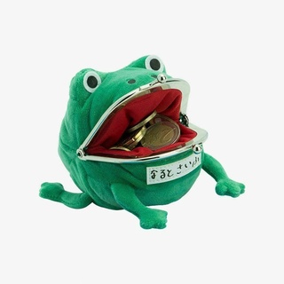 OFFICIAL NARUTO SHIPPUDEN GAMA CHAN FROG 3D PLUSH COIN PURSE NEW WITH TAGS #2