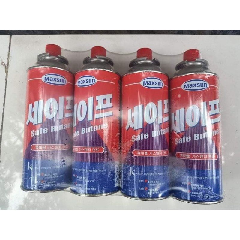 4pcs Safe Maxsun Butane for Portable Gas Stove 220g Shopee Philippines
