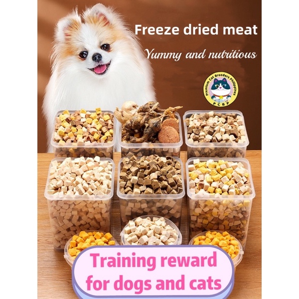 freeze dried meat mixed flavor gift freebies 50g dogs food treats pet snacks cats for picky eaters #8
